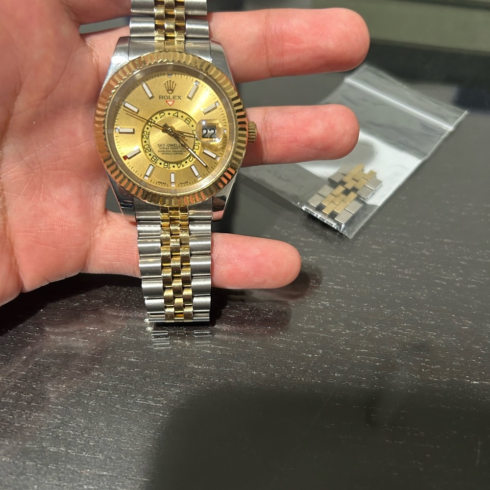 Two Tone Silver & Gold Watch